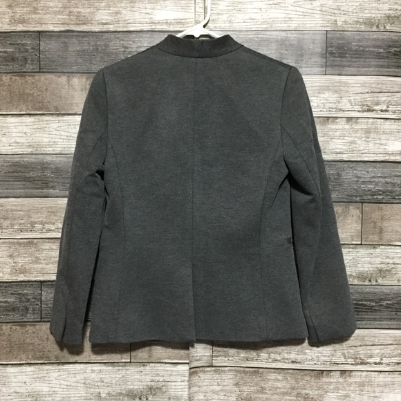 J Crew 365 Going Out Blazer Open Front Jacket Women’s 2 Gray - Picture 5 of 8